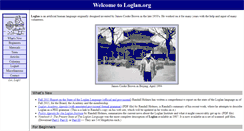 Desktop Screenshot of loglan.org