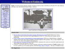 Tablet Screenshot of loglan.org
